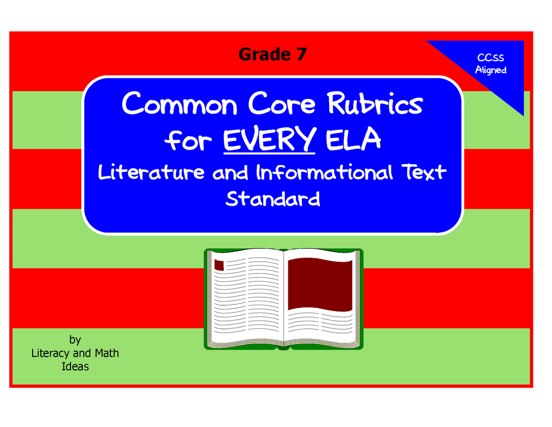 Common Core ELA Rubrics: Grade 7