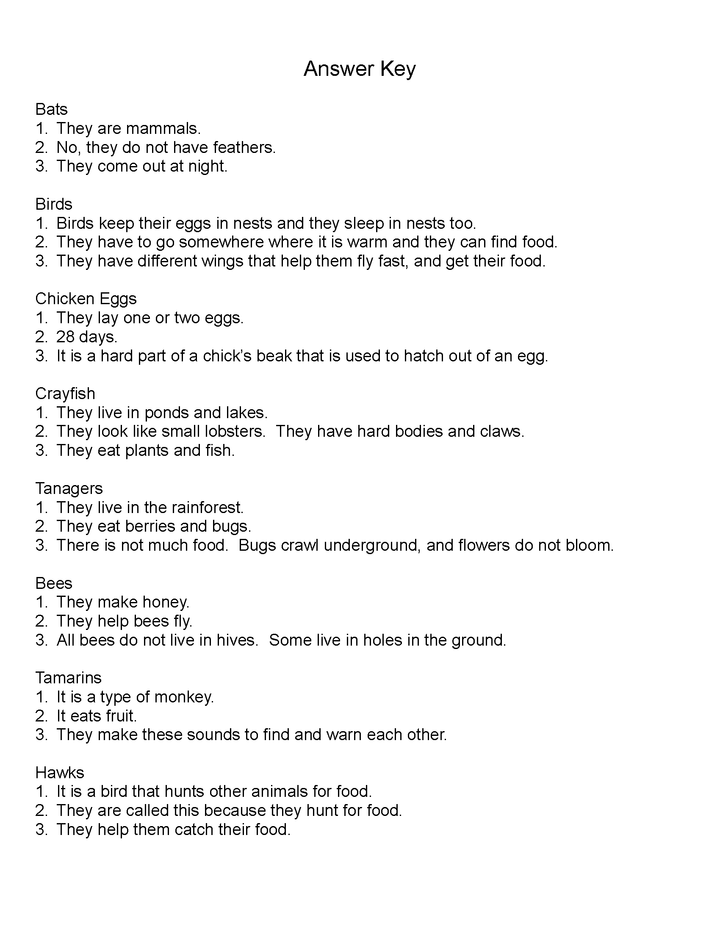 (Animals) Leveled Passages Guided Reading Levels F,G,H (Lexiles 175-299)