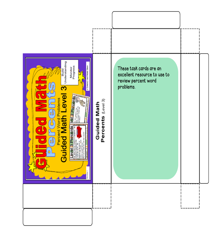 Percents Task Cards (Guided Math Level 3)