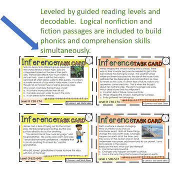 Free Inference Task Cards