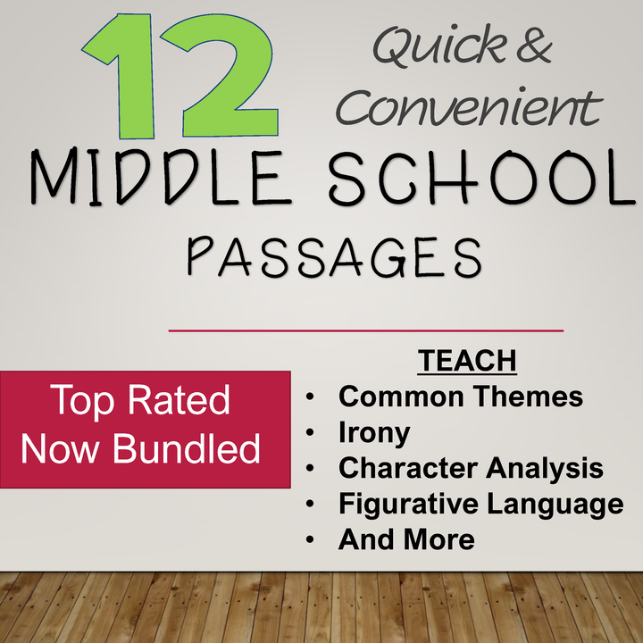 12 Middle School Literature Stories Organized By Theme & Topic (Questions Too)