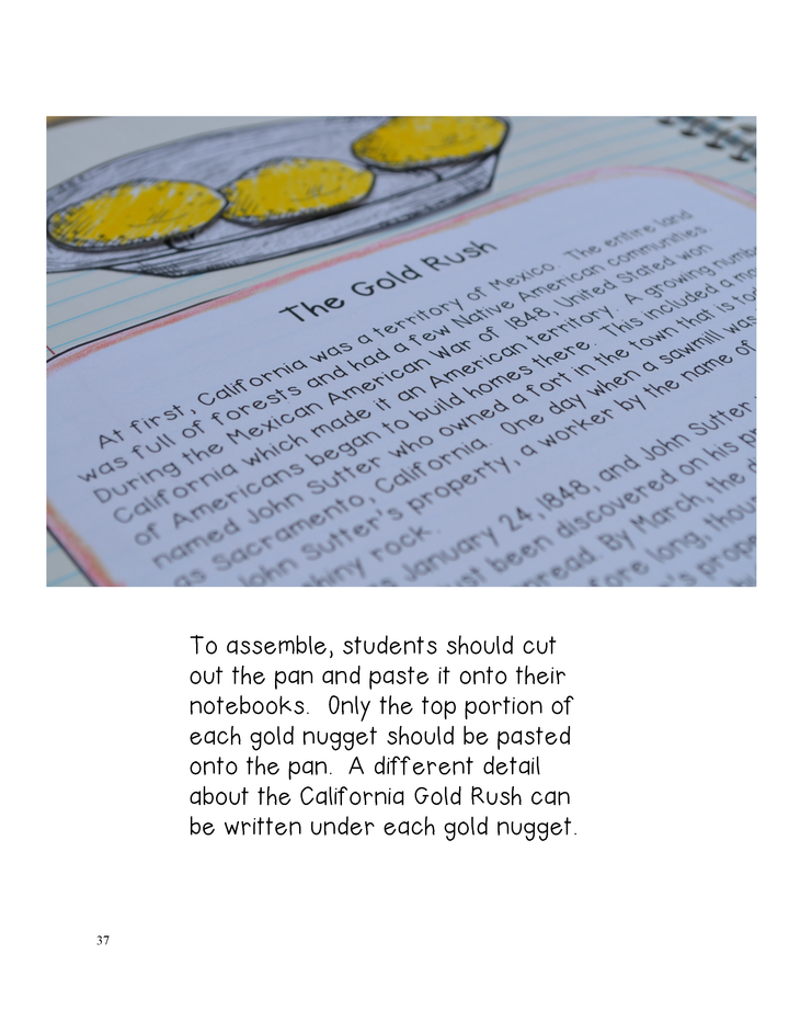 Westward Expansion and the Pioneers Interactive Notebook