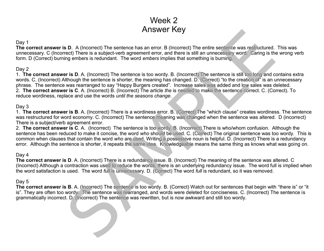 ACT English Prep: 8-Week Daily Spiral Review & Bell Ringers