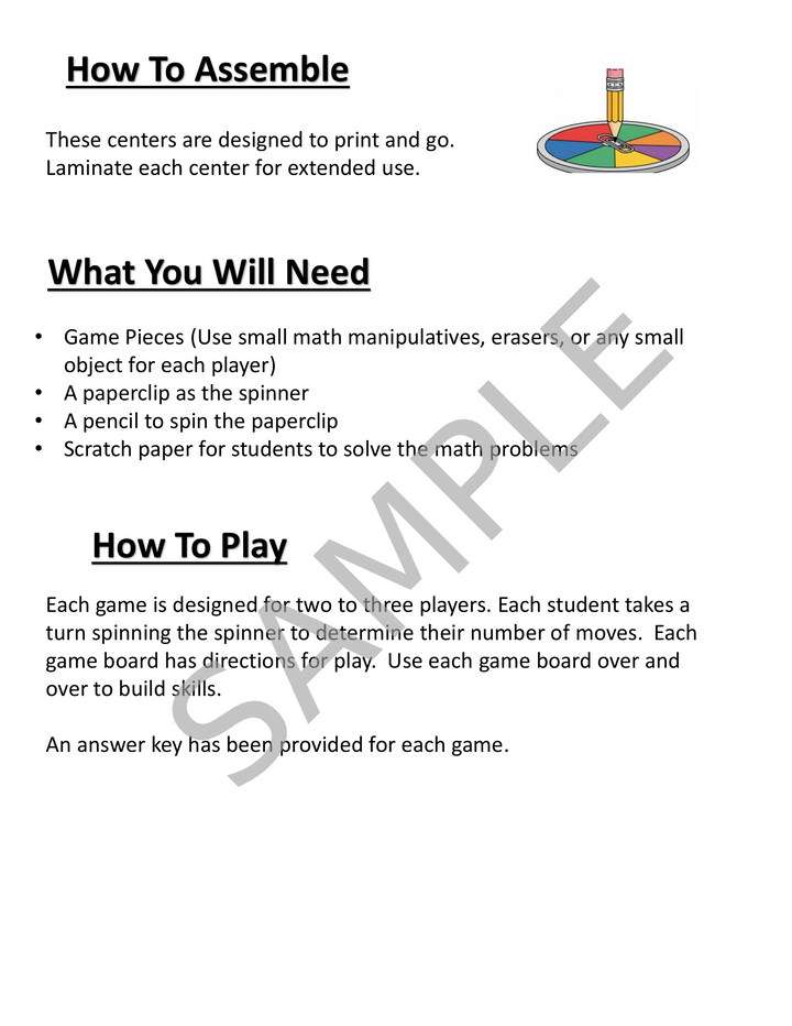 Free No-Prep Double-Digit Addition Game