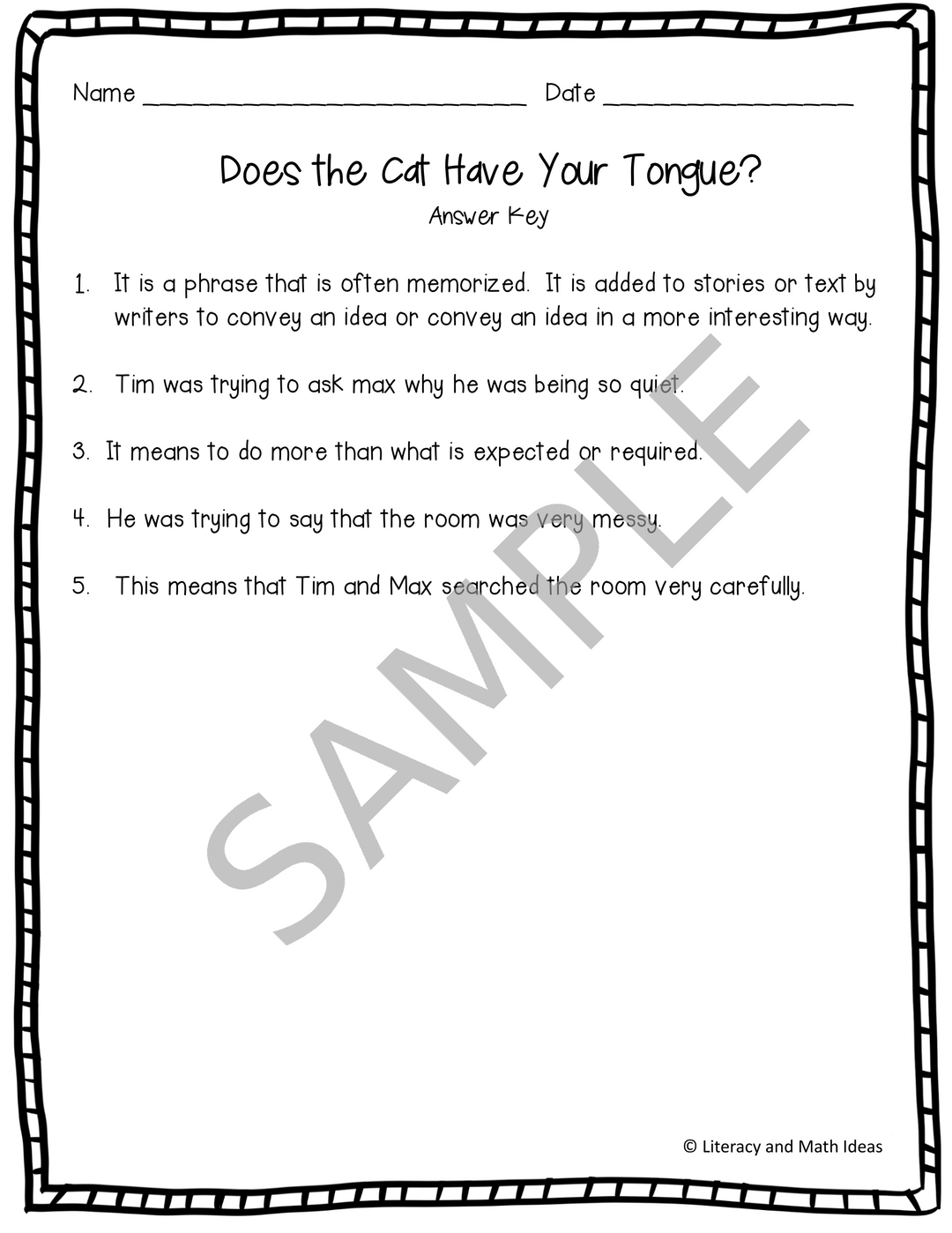 Figurative Language Mini-Books and Worksheets: Similes, Metaphors, Idioms & More