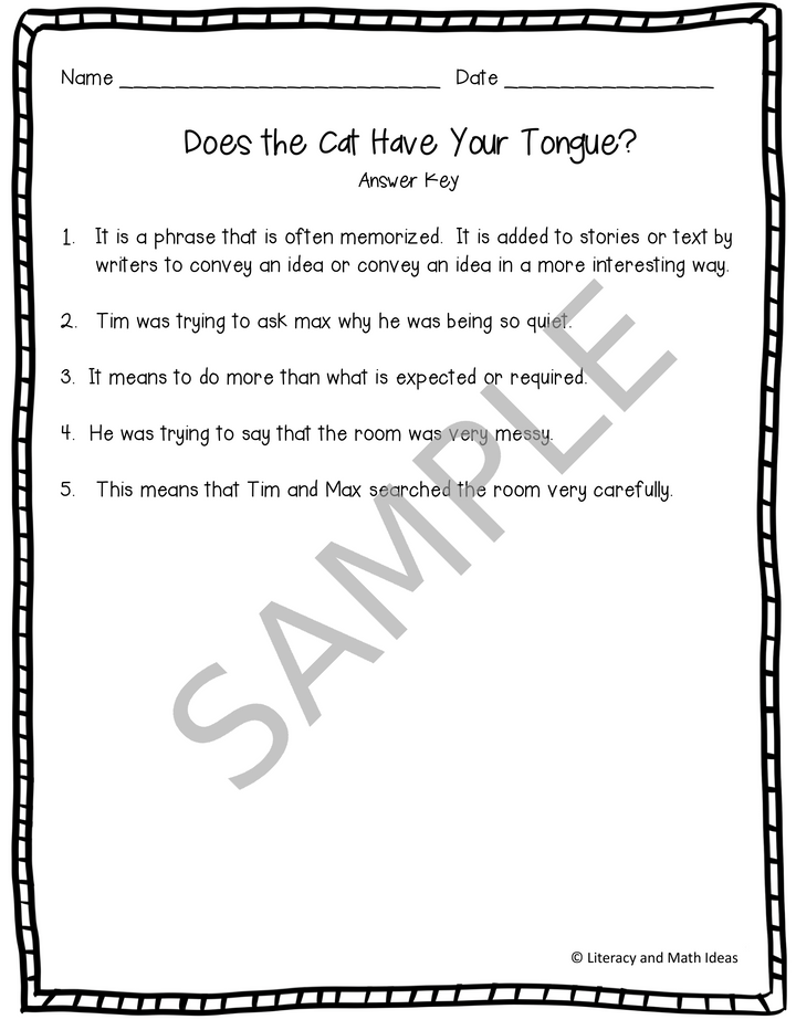 Figurative Language Mini-Books and Worksheets: Similes, Metaphors, Idioms & More