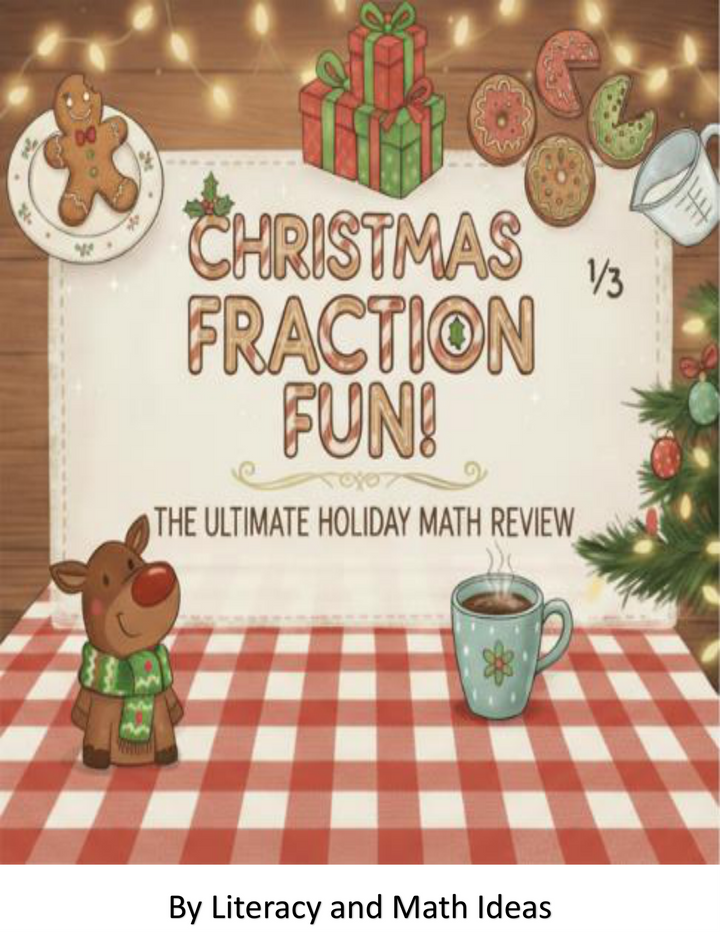 Free Christmas Fractions Worksheets