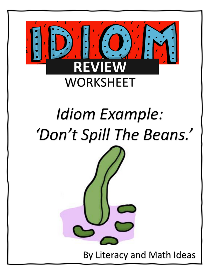Free Idiom Review Worksheet & Answer Key