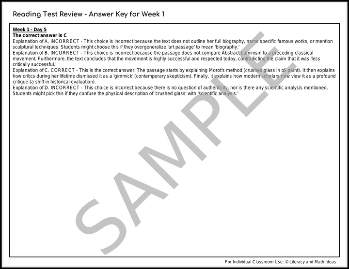 5-Day Daily SAT Reading Practice: Inference, Craft & Structure