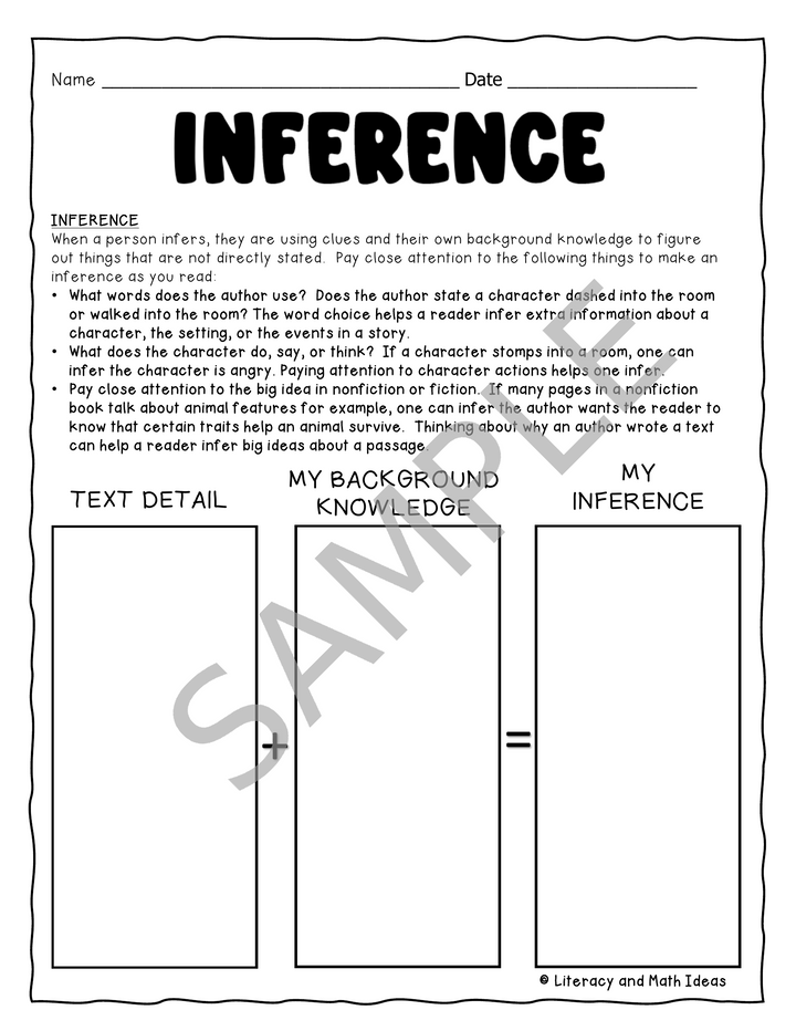Middle School ELA Reading Comprehension Graphic Organizers