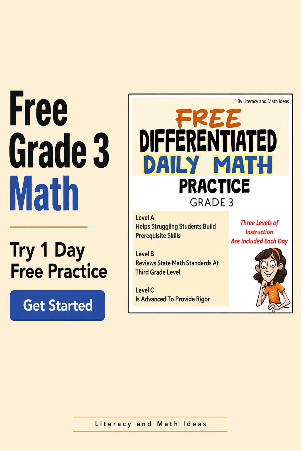 Free Grade 3 Differentiated Math State Test Practice