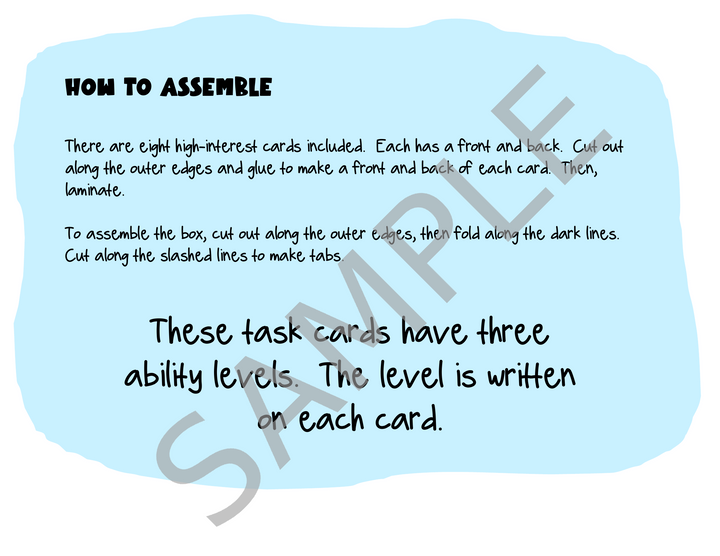 Free Main Idea Task Cards: Engaging Reading Comprehension Activities