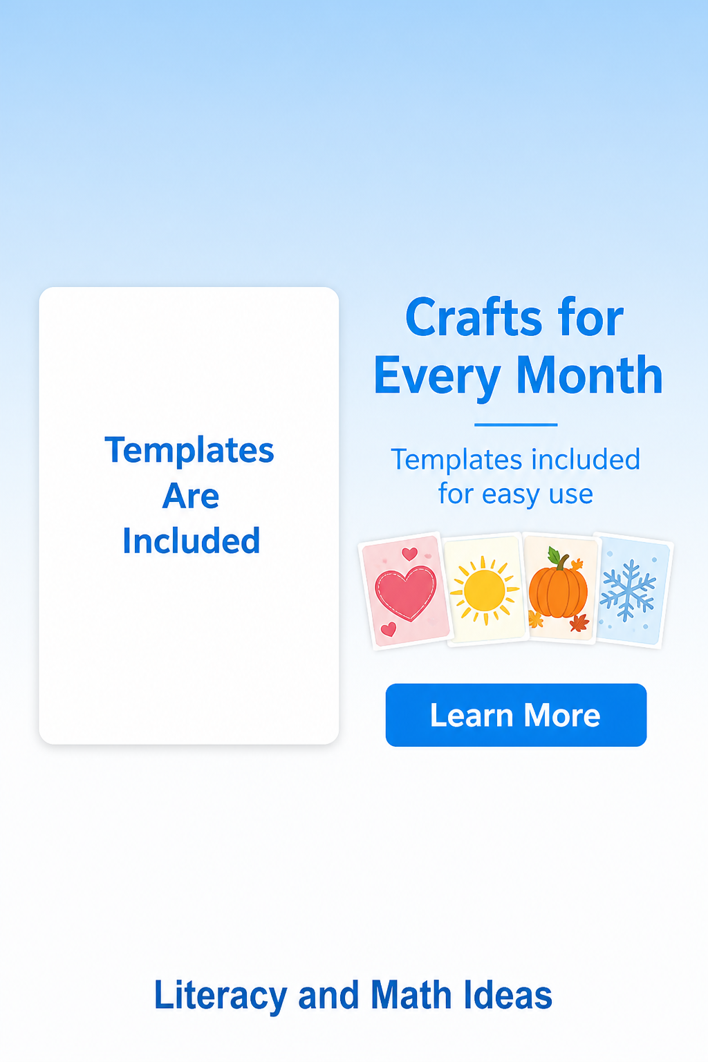 Full Year Monthly Holiday Crafts: Spring, Earth Day, Mother's Day & More