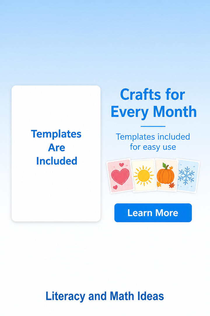 Full Year Monthly Holiday Crafts: Spring, Earth Day, Mother's Day & More