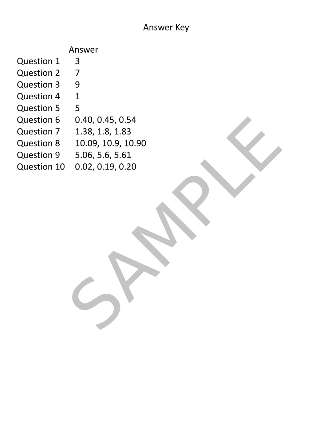 Free Decimal Place Value Worksheet & Reference Bookmarks