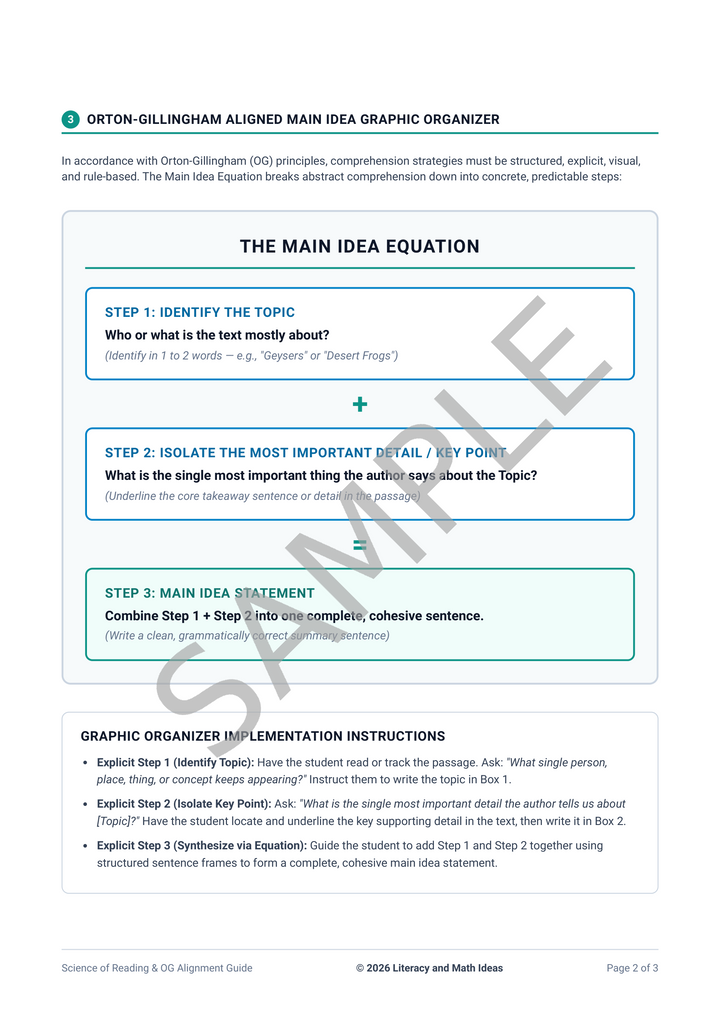 3rd Grade Differentiated Main Idea Games: 4 Reading Levels (Grades 1-4)