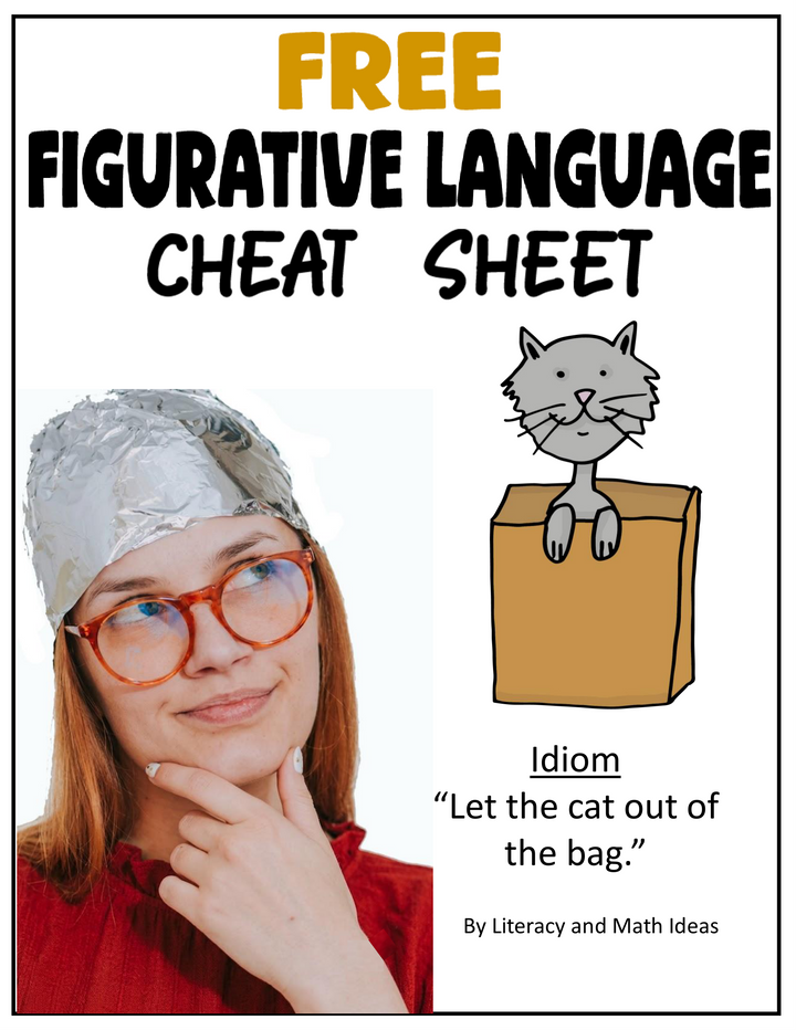 Free Figurative Language Cheat Sheet & Reference Guide