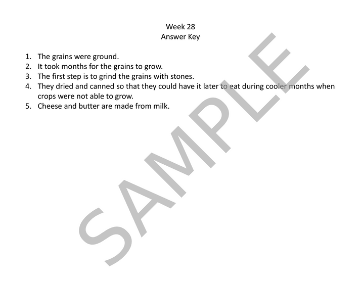 Grade 2 Daily Social Studies & Reading Comprehension Worksheets: Ancient World (Weeks 25-28)