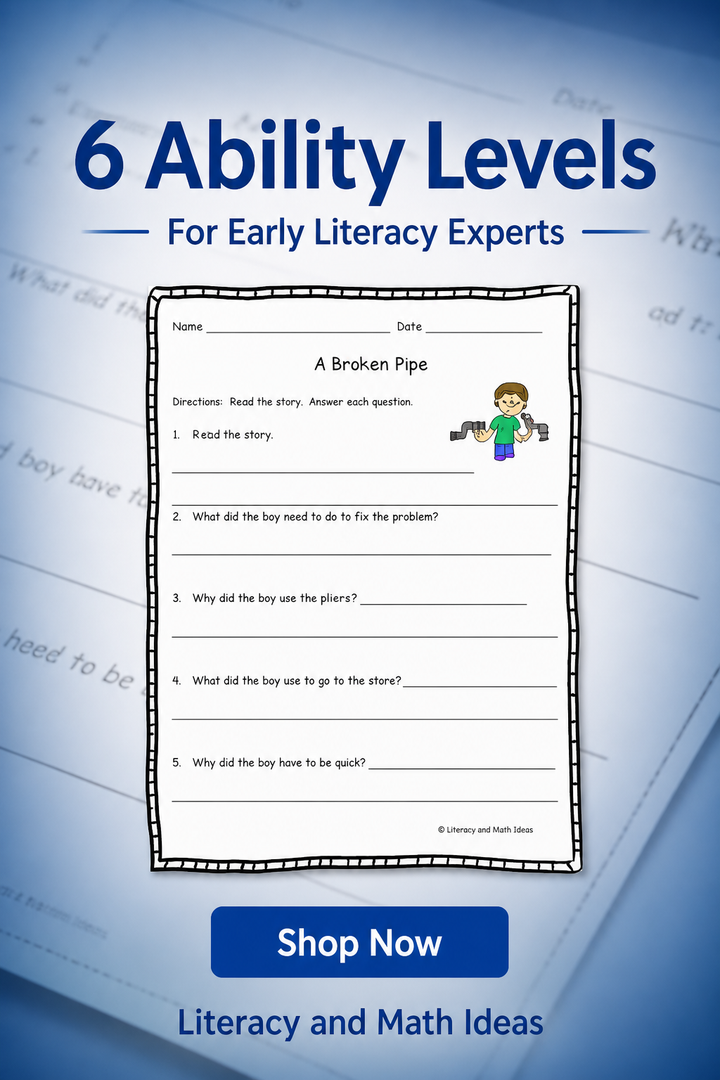 Free Phonics Books, Worksheets, and Answer Keys (Leveled)