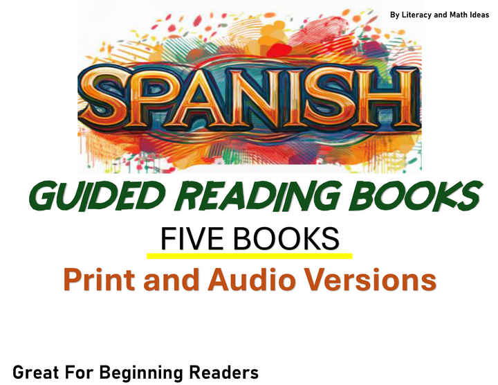 Spanish Guided Reading Books with Audio & Comprehension Questions