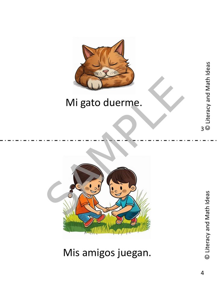 Spanish Guided Reading Books with Audio & Comprehension Questions