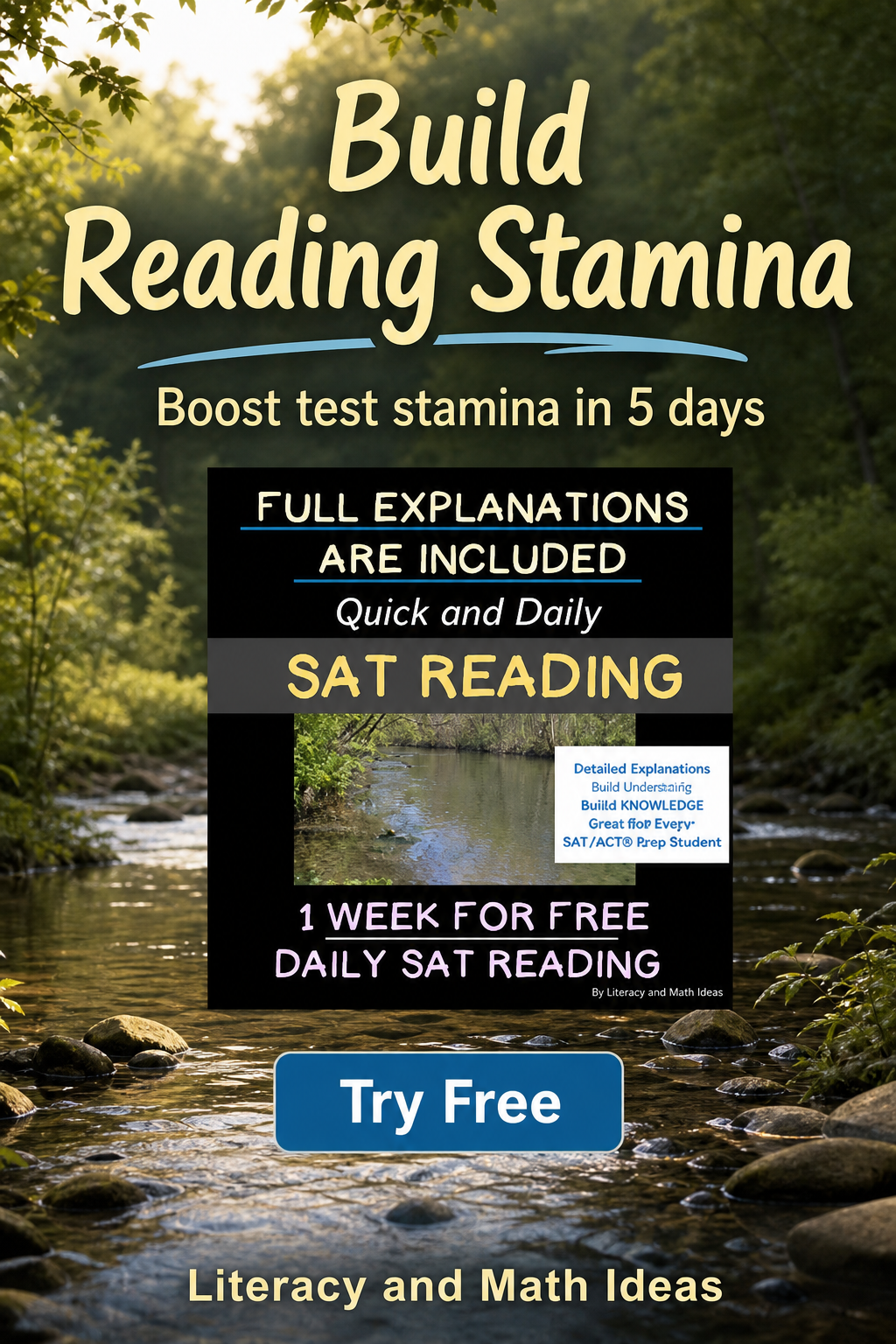 5-Day Daily SAT Reading Practice: Inference, Craft & Structure