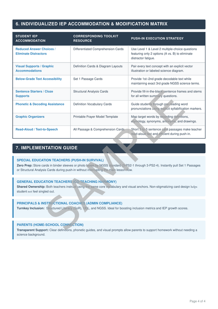 3rd Grade Physical Science NGSS & Special Ed Task Cards Bundle