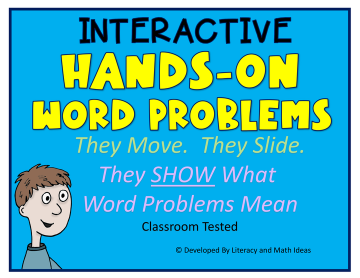 Interactive Hands-On Math Word Problems & Sliders