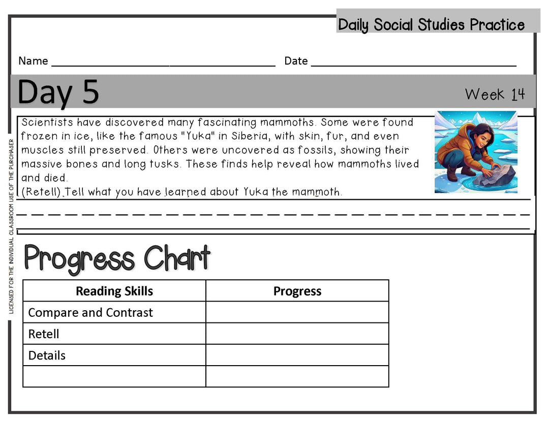 Daily Social Studies Grade 2 (Weeks 13-16)