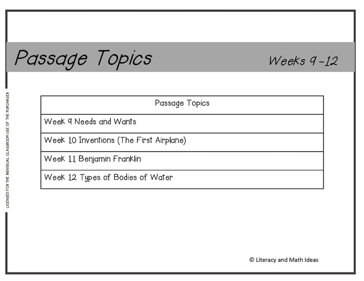 Daily Social Studies Practice (Weeks 9 - 12)