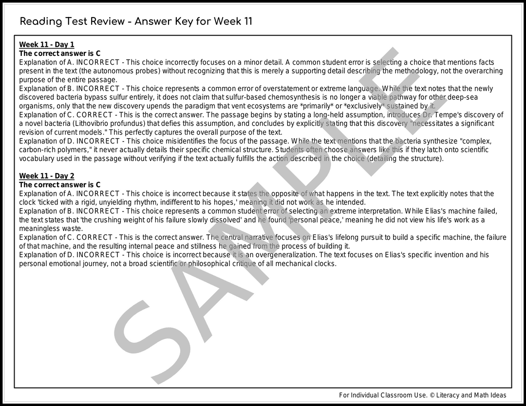 Daily SAT Reading Practice Weeks 9 - 12 (Month 3)