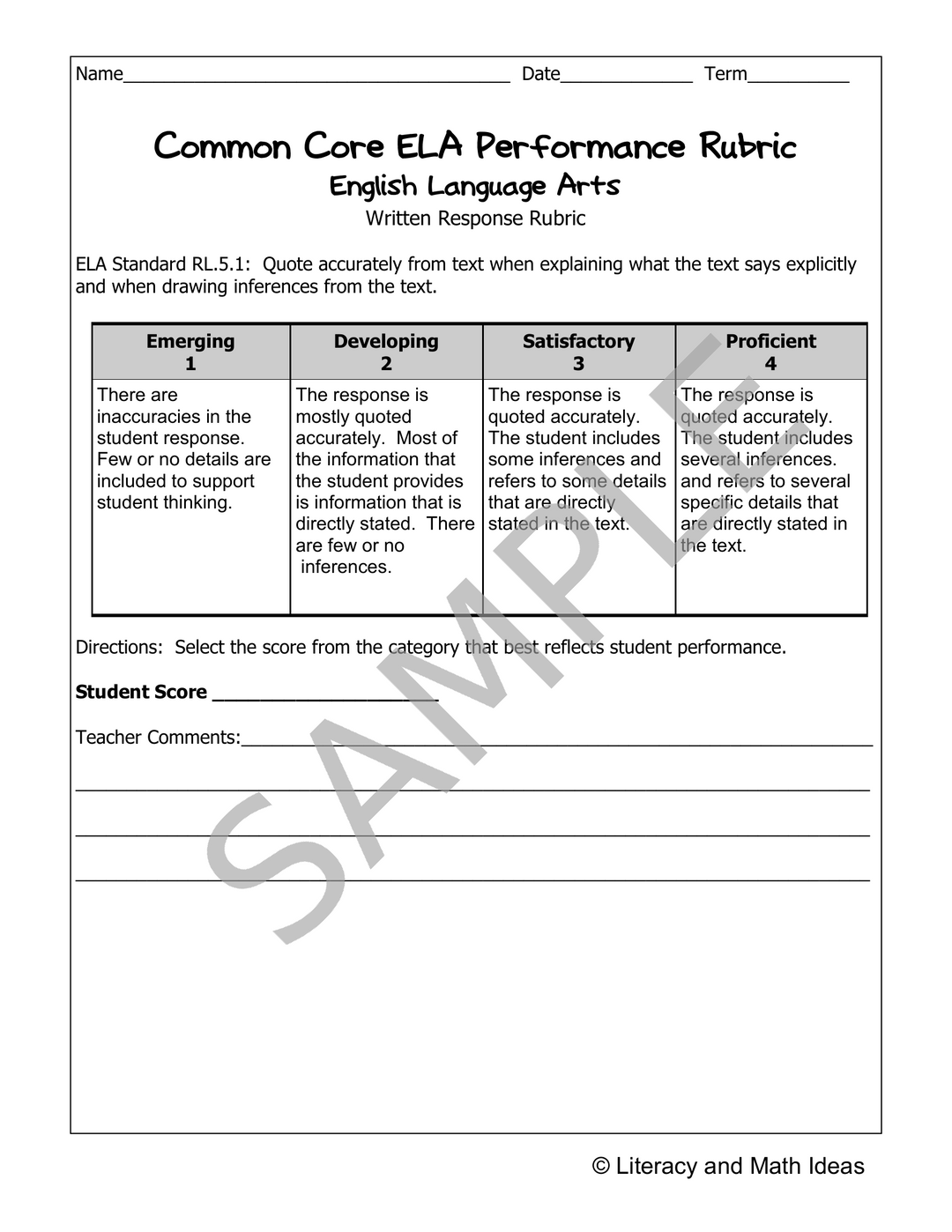 5th Grade ELA & Math Test Prep Starter Kit: Assessments & Strategy Guides