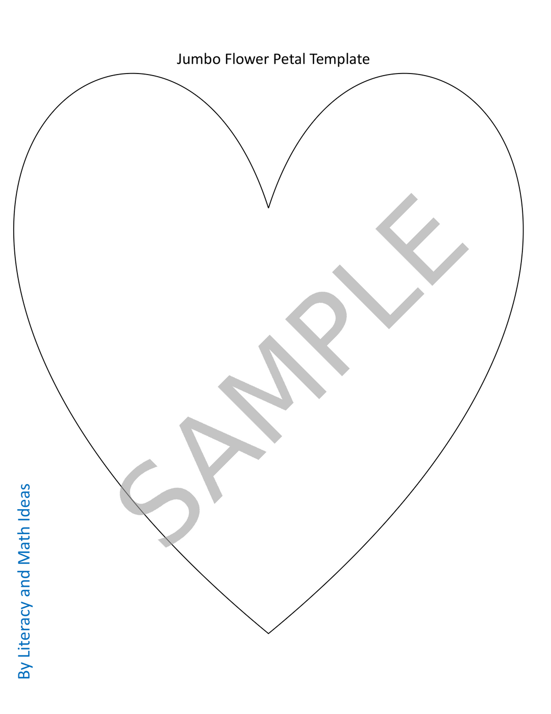 Free Mother's Day Crafts & Templates (Jumbo Flower & Poem)