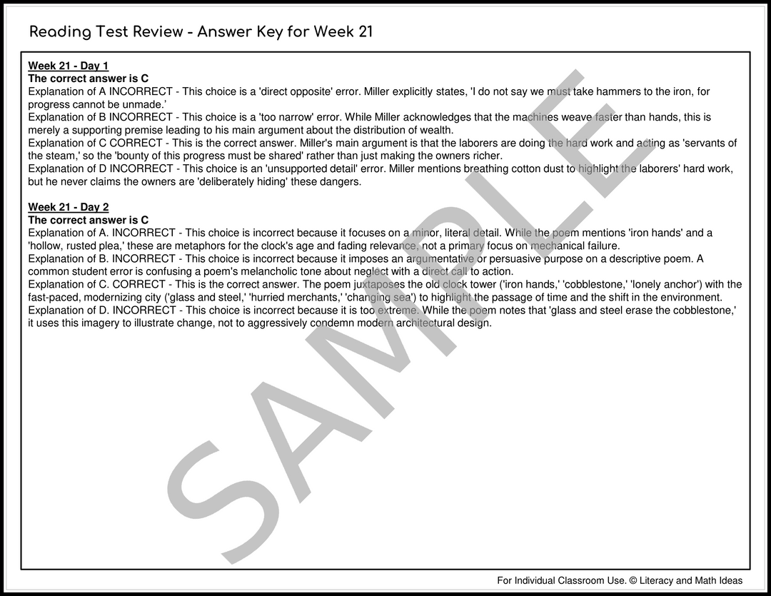 Daily SAT Reading Practice Weeks 21-24: Comprehensive Test Prep