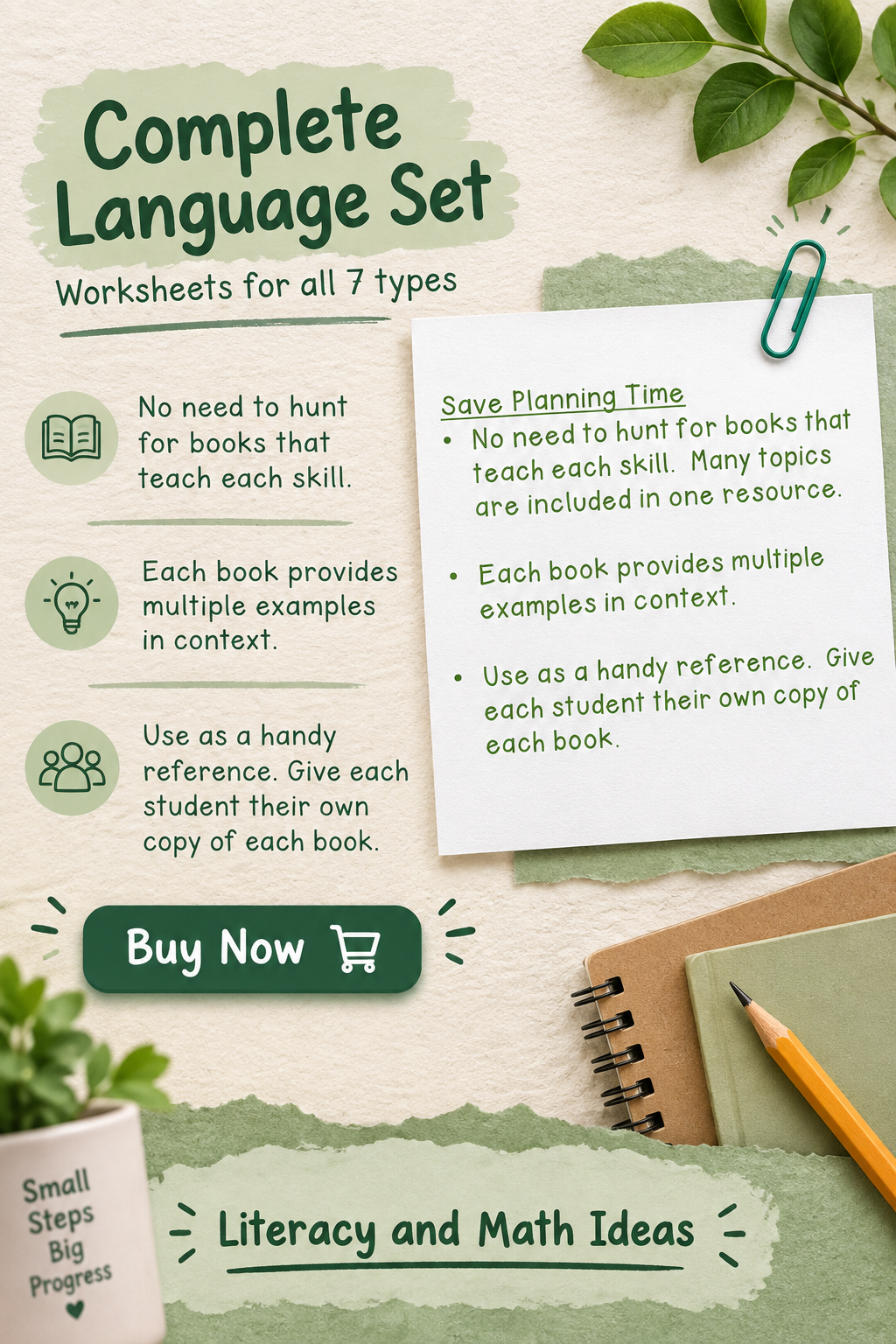 Figurative Language Mini-Books and Worksheets: Similes, Metaphors, Idioms & More