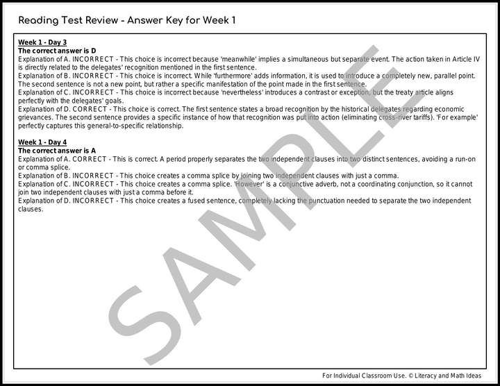 5-Day Daily SAT Reading Practice: Inference, Craft & Structure