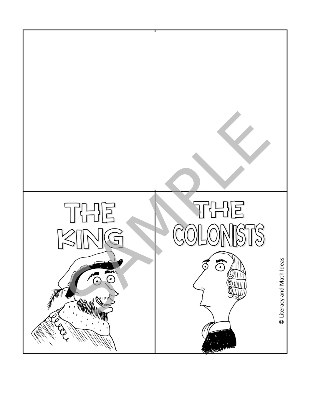 Colonial America & Pilgrims Interactive Notebook