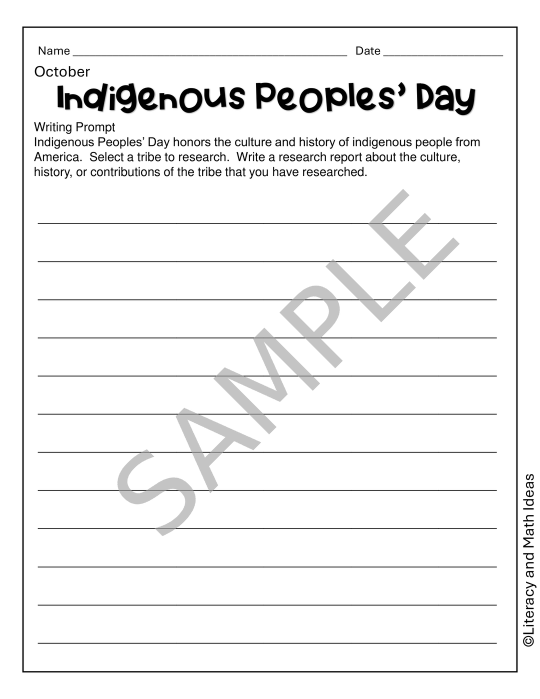 Free Back To School: A Full Year of Monthly Writing Prompts & Comprehension Passages