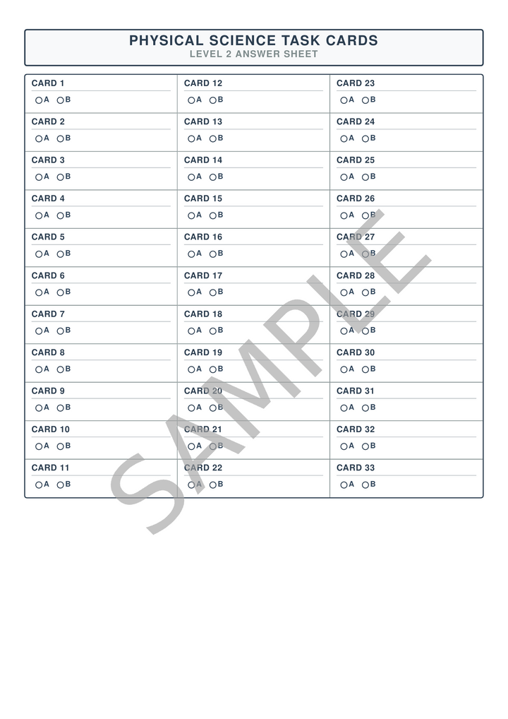 3rd Grade Physical Science NGSS & Special Ed Task Cards Bundle
