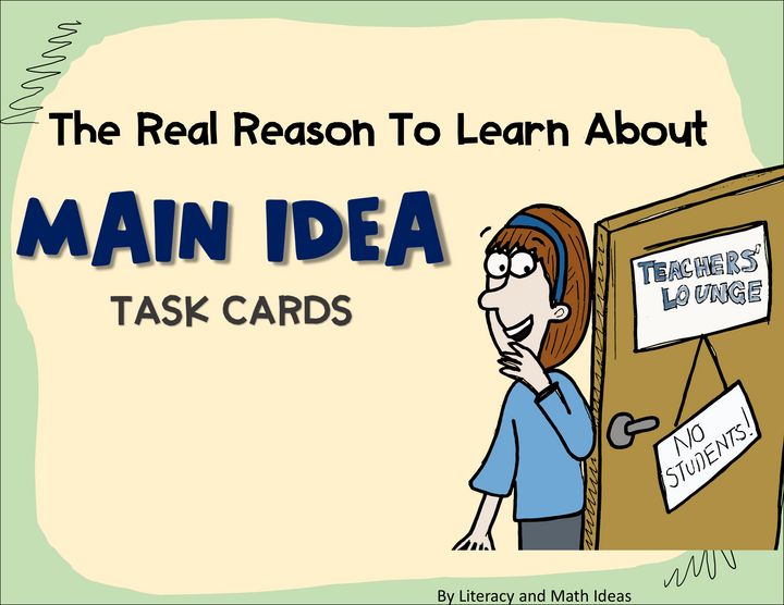 Free Main Idea Task Cards: Engaging Reading Comprehension Activities