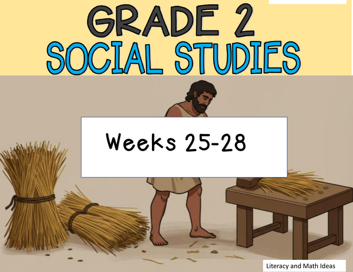 Grade 2 Daily Social Studies & Reading Comprehension Worksheets: Ancient World (Weeks 25-28)