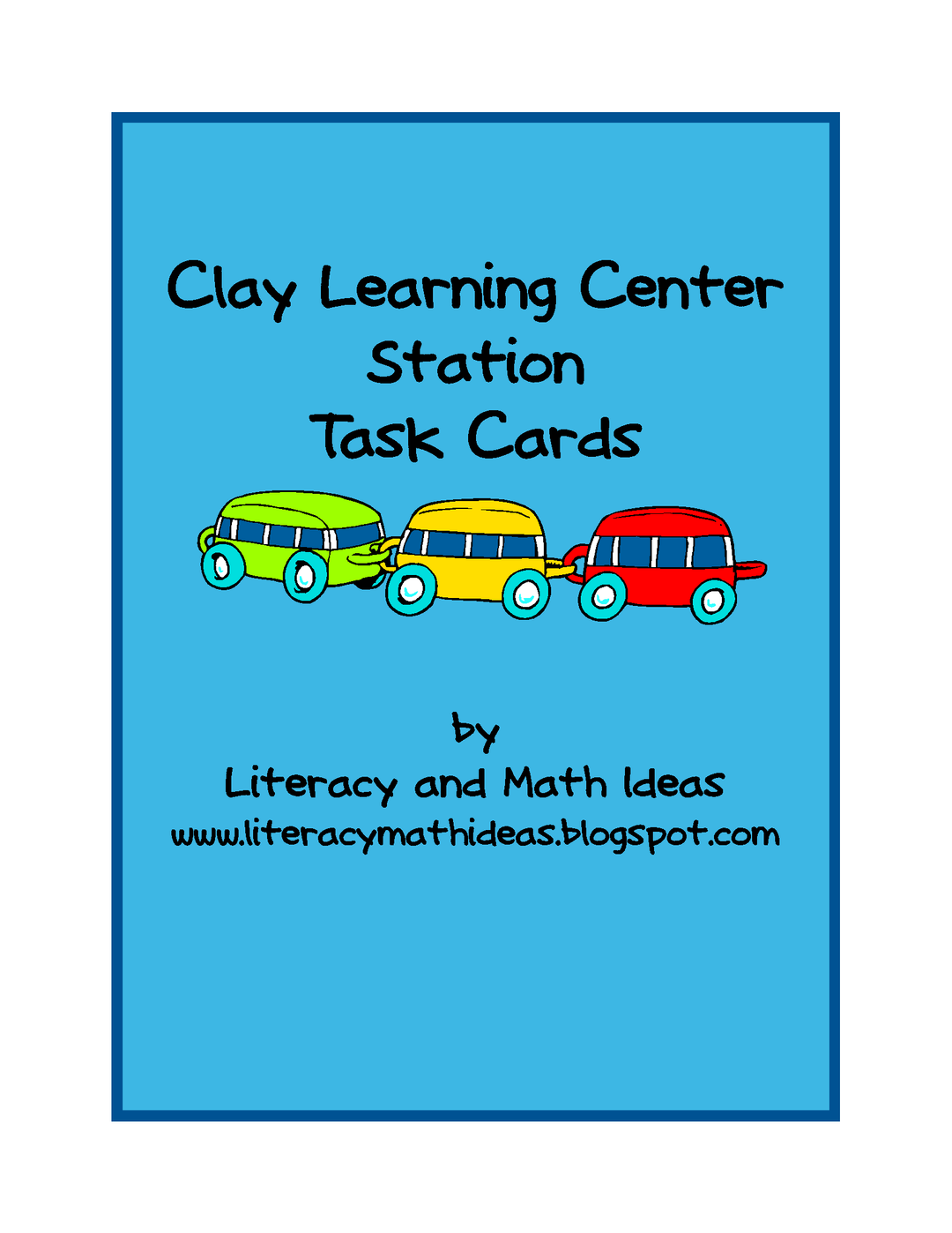 Free Clay Learning Center Task Cards