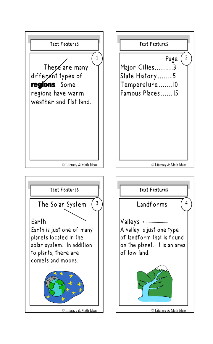 Text Feature Playing Cards