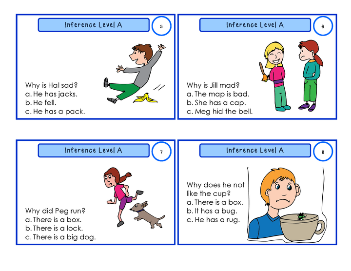 Print and Use (230 Leveled Task Cards) Inferences