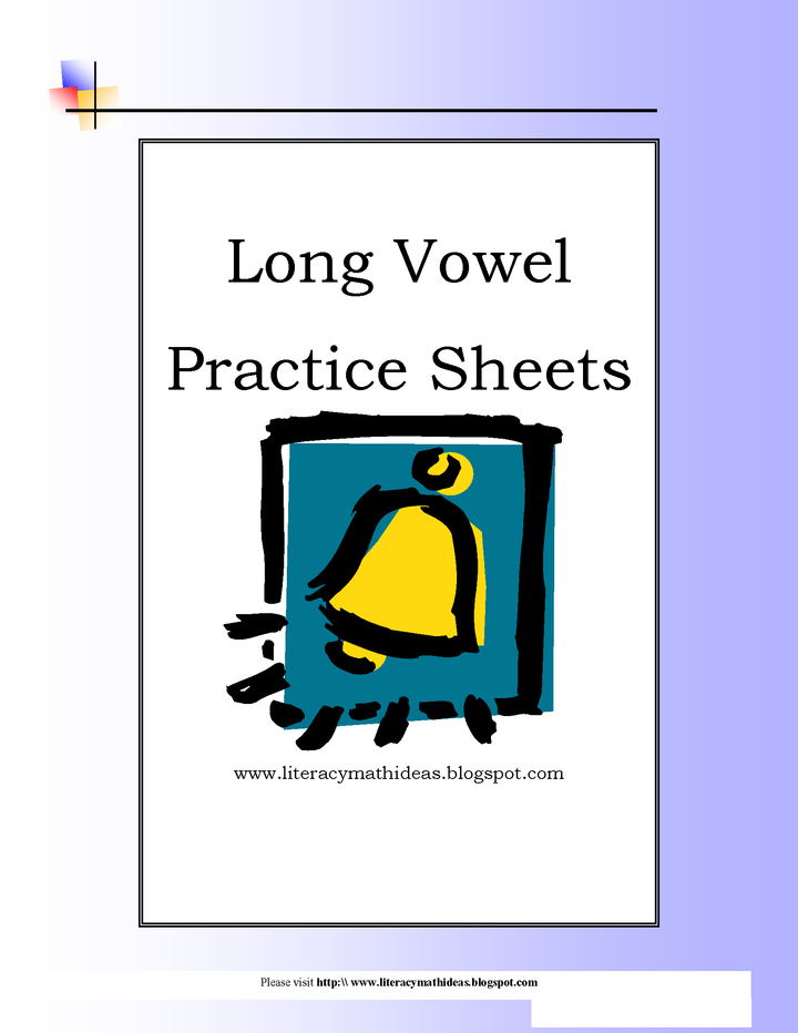 Long Vowel Practice Worksheets