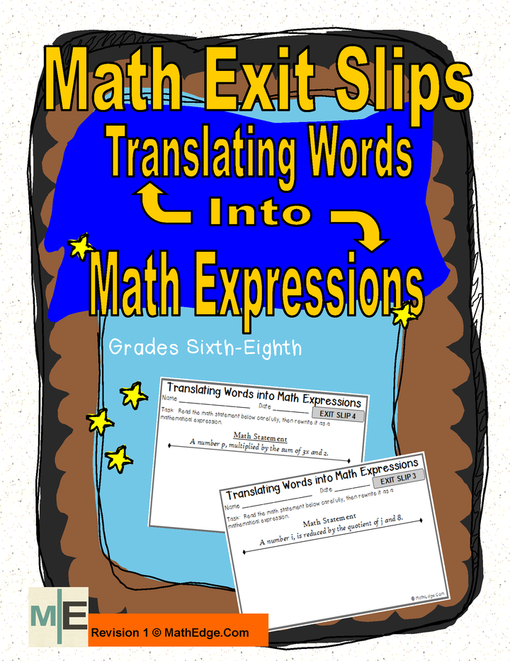 Converting Word Problems into Math Expressions
