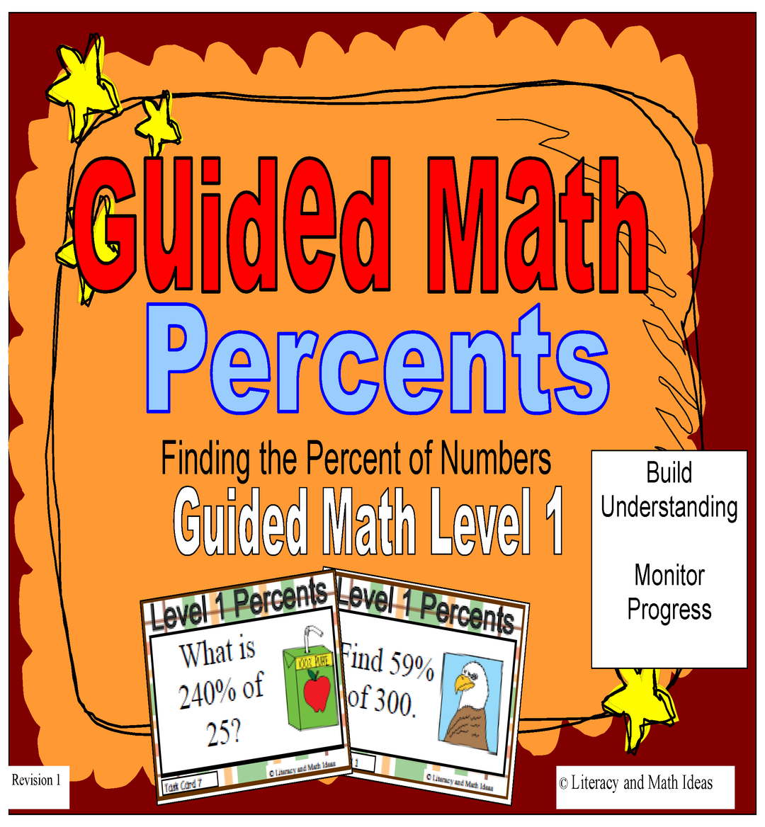 Percents Task Cards (Guided Math Level 1)