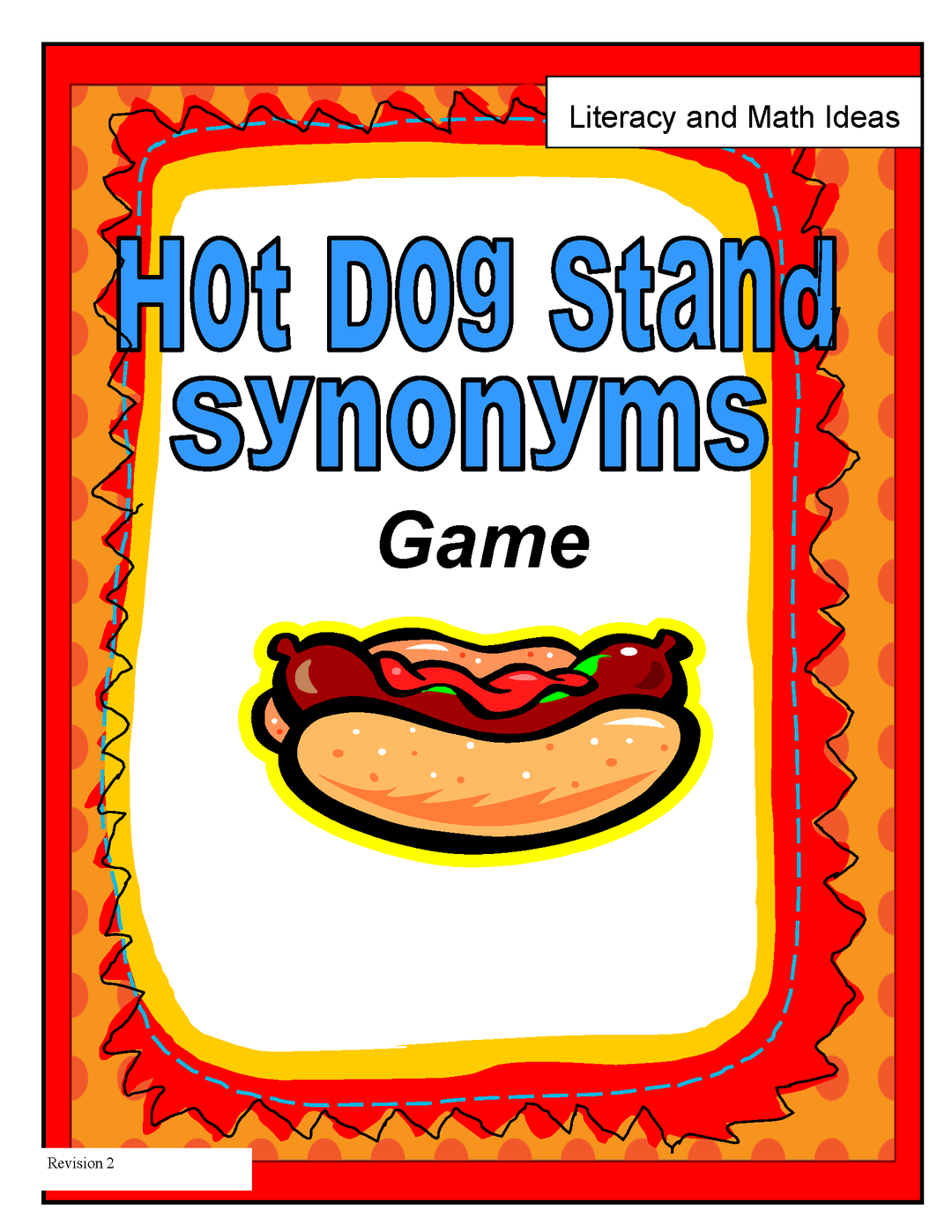 Hot Dog Stand Synonyms: Free Vocabulary Game
