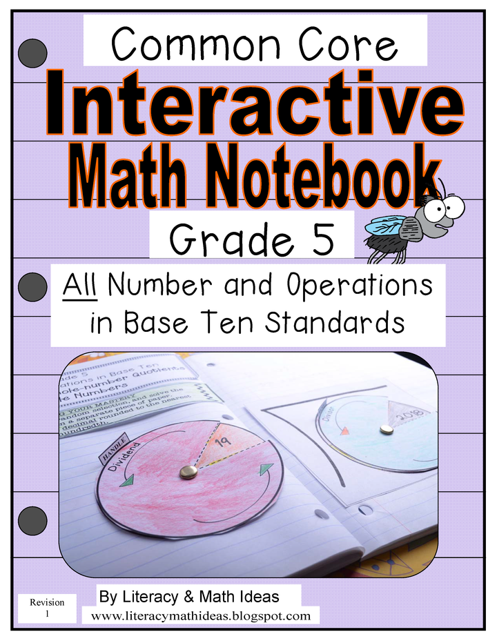 Grade 5 Common Core Interactive Notebook Number and Operations in Base Ten