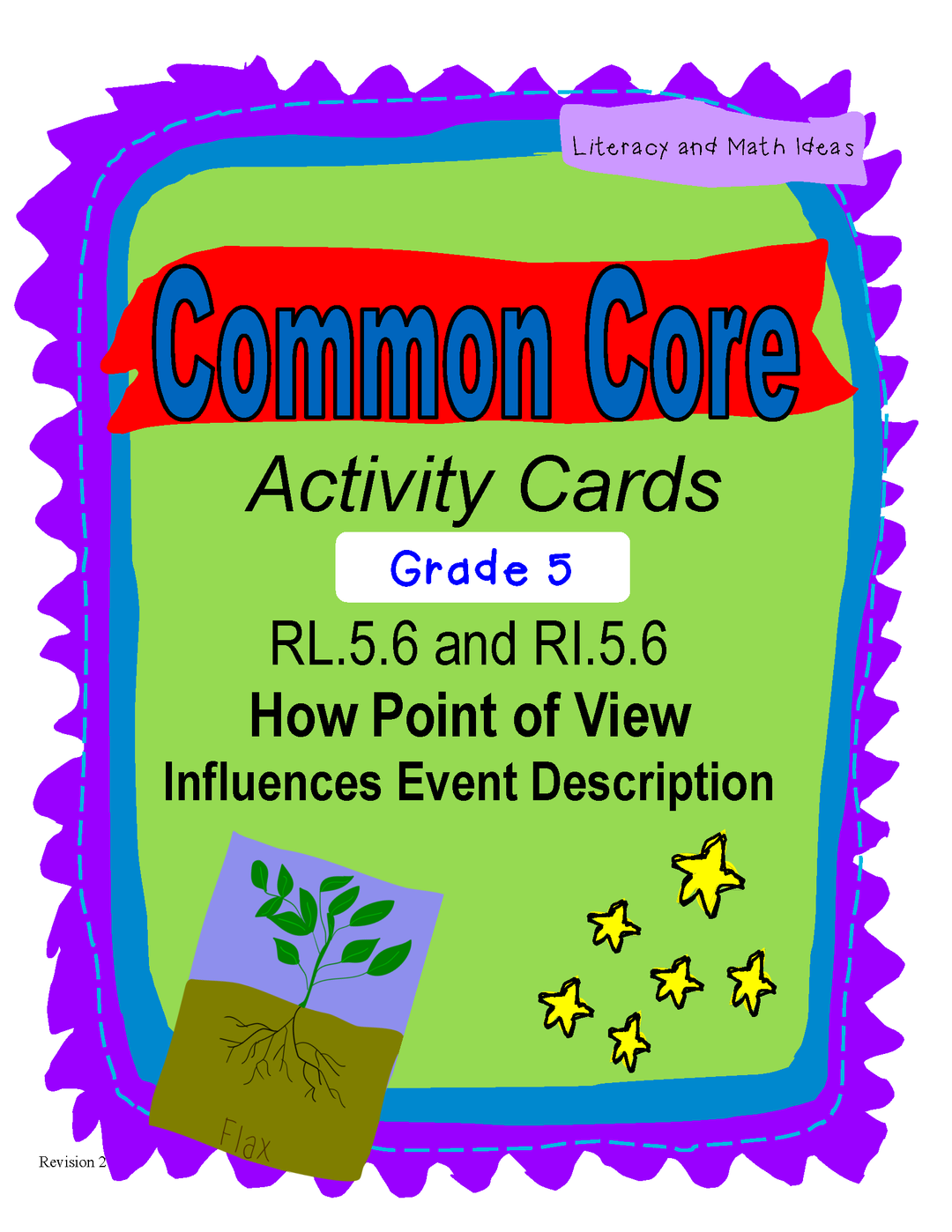 Point of View Grade 5 Common Core RL.5.6 and RI.5.6